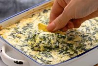 Deliciously Healthy Spinach Artichoke Dip