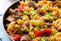 Autumn Harvest Fusilli with Roasted Butternut and Mushrooms