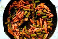 Sizzling Chicken Asparagus Medley