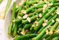Crisp Green Beans with Golden Almonds
