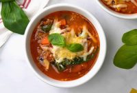 One-Pot Lasagna Soup