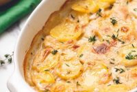 Golden Creamy Potato Gratin