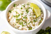 Vibrant Instant Pot Cilantro Lime Rice