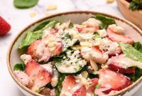 Vibrant Strawberry Spinach Salad