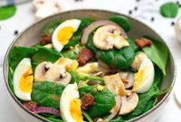 Warm Spinach & Crispy Bacon Delight