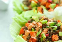 Spiced Turkey Sweet Potato Lettuce Cups