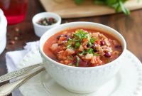 Earthy Slow Cooker Beet Chili