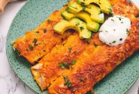 No Fuss Cheesy Chicken Enchiladas