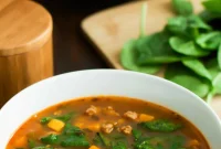 Golden Harvest Sweet Potato & Spinach Soup
