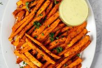 Irresistible Spicy Baked Sweet Potato Fries