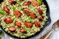 Savory Italian Sausage Cauliflower Rice Dinner