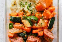 One-Pan Roasted Sausage and Vegetables