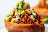 Sweet Potato Taco Boats