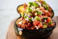 Southwestern Acorn Squash Tacos
