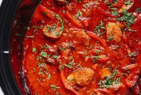 Slow Cooker Sausage and Peppers Feast