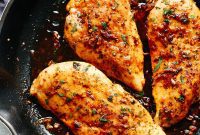 Golden Garlic Butter Chicken Breast