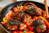 Vibrant Skillet Chicken with Bell Peppers