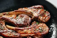 Succulent Garlic Butter Lamb Chops