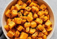 Golden Roasted Butternut Squash