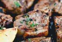 Zesty Lemon Thyme Lamb Chops