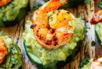 Irresistible Shrimp Guacamole Poppers