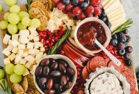 A Festive Spread of Cheeses