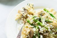Spring Asparagus Umami Mushroom Rice