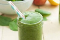 Vibrant Peach Green Smoothie