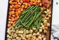 Golden Roasted Chicken and Garden Vegetables
