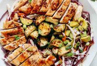 Crisp Chicken Cabbage Slaw