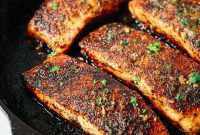 Fiery Blackened Salmon