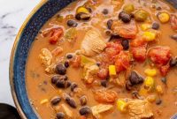 Southwest Fiesta Turkey Soup
