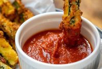 Golden Crispy Air Fried Zucchini Sticks