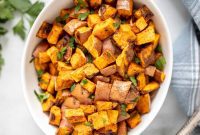 Crispy Air Fryer Sweet Potato Cubes