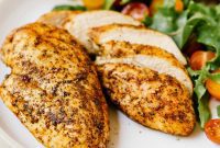 Golden Crispy Air Fryer Chicken Breast