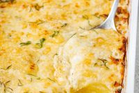 Golden Baked Cheesy Potatoes