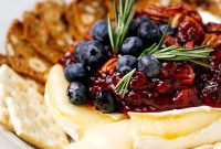 Cranberry-Kissed Baked Brie