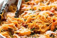 Effortless Skillet Shrimp Spaghetti