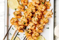 Garlic Butter Grilled Shrimp