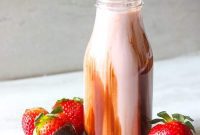 Velvet Chocolate Strawberry Smoothie