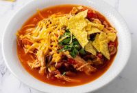 Slow Simmered Chicken Chili