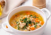 Heartwarming Chicken Orzo Soup