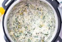 Creamy Instant Pot Spinach Artichoke Dip