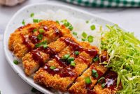 Crispy Oven Baked Chicken Katsu