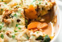 Golden Sweet Potato Zucchini Bake