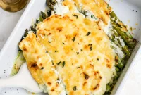 Golden Asparagus Gratin