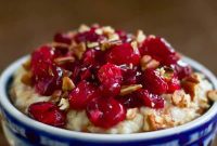 Caramelized Maple Cranberry Oatmeal