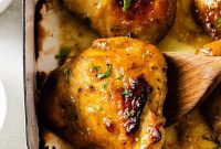 Golden Dijon Chicken Thighs