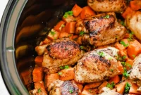 Effortless Slow Cooker Chicken and Sweet Potatoes