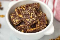 Crispy Toffee Cracker Bark